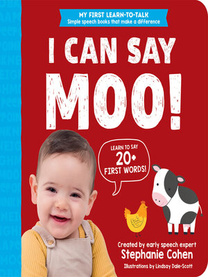 cover image of I Can Say Moo!